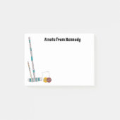 Croquet Set, Lawn Games, aangepast Post-it® Notes (Voorkant)