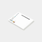 Croquet Set, Lawn Games, aangepast Post-it® Notes (Schuin)