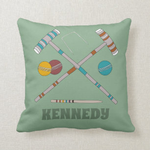 Croquet set Lawn Games Jade Green, persoonlijk Kussen