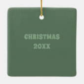 Croquet Set, Lawn Games Specialized Ceramic Ornam Keramisch Ornament (Achterkant)