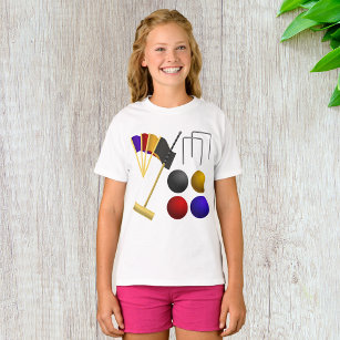 Croquet Set Meisjes T-shirt