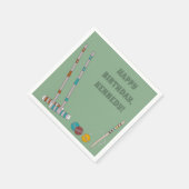 Croquet set, Yard Game Custom Outdoor Party Servet (Hoek)