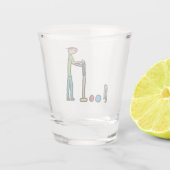 Croquet Shot Glas (Achterkant)