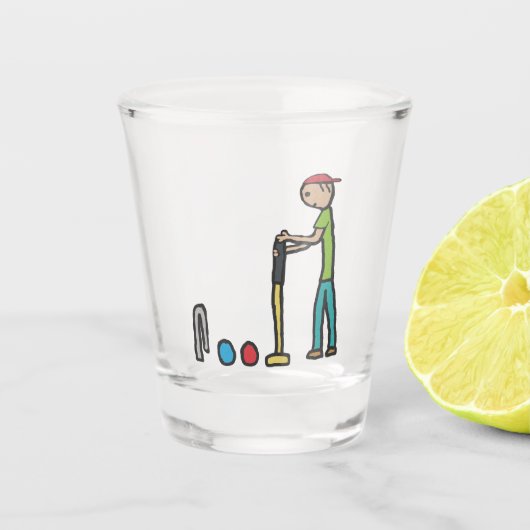 Croquet Shot Glas (Voorkant)