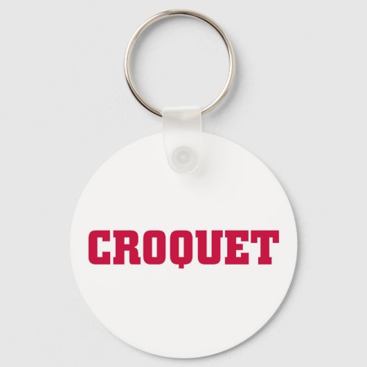 Croquet Sleutelhanger (Voorkant)