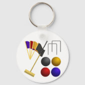 Croquet Spel Sleutelhanger (Voorkant)