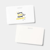 Croquet-spelers Badge (Voor- en achterkant)