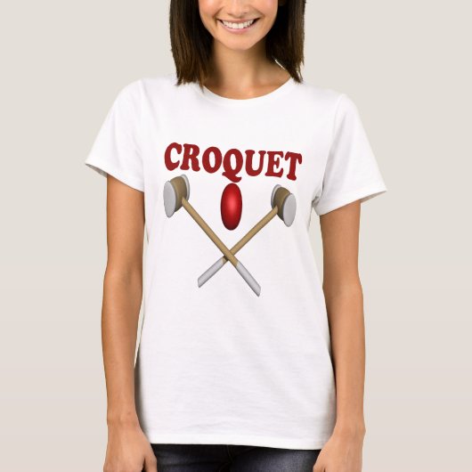 Croquet T-shirt (Voorkant)