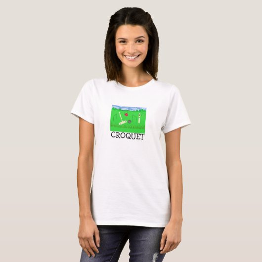 Croquet T-shirt (Voorkant volledig)