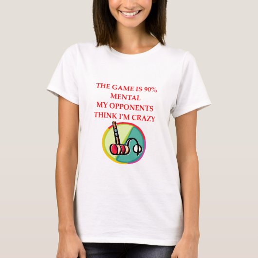 croquet t-shirt (Voorkant)