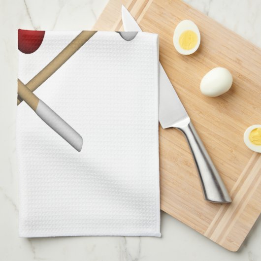 Croquet Theedoek (Quarter Fold)