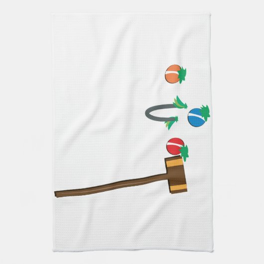 Croquet Theedoek (Verticaal)