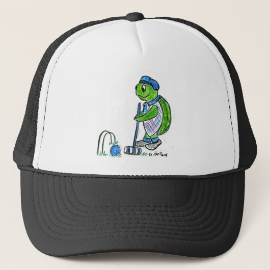 Croquet Turtle Trucker Pet (Voorkant)