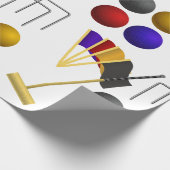 Croquet-uitrustingsset Hamer Ballen Poorten Cadeaupapier (Hoek)