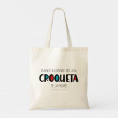 Croqueta Tote Bag (Achterkant)