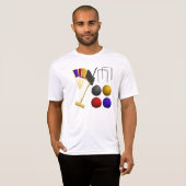 Croquetset Heren Actieve T-shirt (Voorkant volledig)