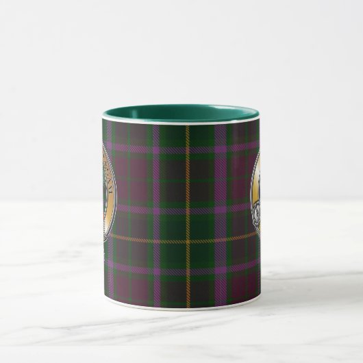 Crosbie Tartan & Badge Mok (Midden)