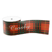 Crosby clan Pset Scottish tartan Grosgrain Lint (Spoel)