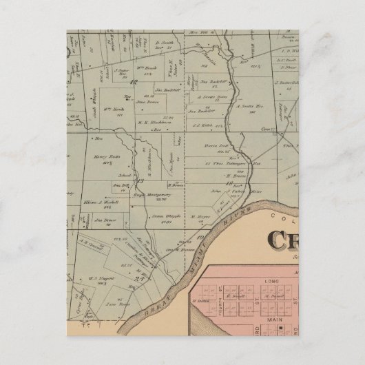Crosby, Ohio Briefkaart (Voorkant)