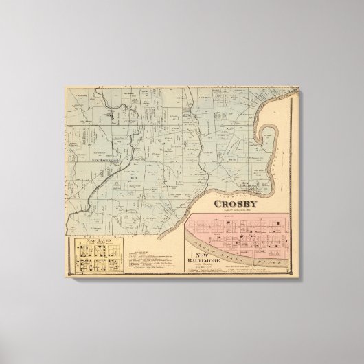 Crosby, Ohio Canvas Afdruk (Voorkant)