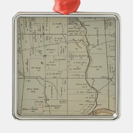 Crosby, Ohio Metalen Ornament (Voorkant)