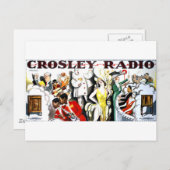 Crosley Radio Briefkaart (Voorkant / Achterkant)