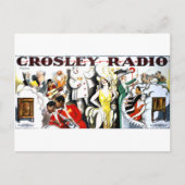 Crosley Radio Briefkaart (Voorkant)