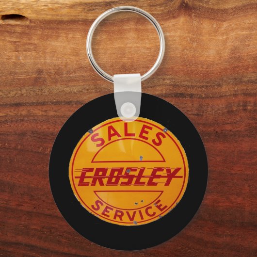  crosley-verkoop- en serviceteken sleutelhanger (Voorkant)