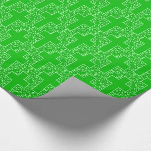  Cross-13-Green Cadeaupapier (Hoek)
