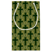  Cross-25-Green-Gold-GIFT BAG's Klein Cadeauzakje (Achterkant)