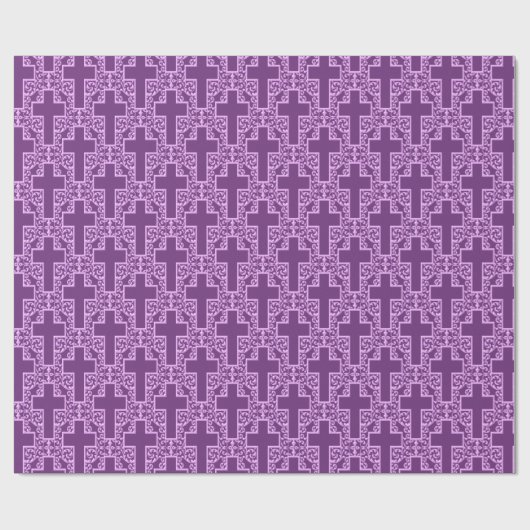  Cross-7-Paars Cadeaupapier (Vlak)