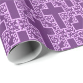  Cross-7-Paars Cadeaupapier (Rol Hoek)