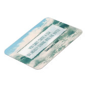 "Cross a zee" Inspirerend Quote Flexibel Magneet (Linkerzijde)