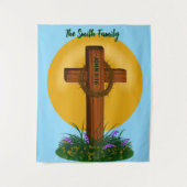 Cross and Crown of Thorns Wandkleed (Voorkant)