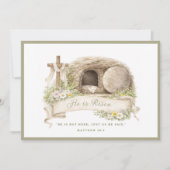 Cross and Tomb | Resurrection Day Card Kaart (Voorkant)