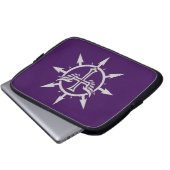 "Cross and Wings Emblem" Electronics Bag Laptop Sleeve (Voorkant onderkant)