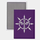 "Cross and Wings Emblem" Magnet (Voorkant / Achterkant)