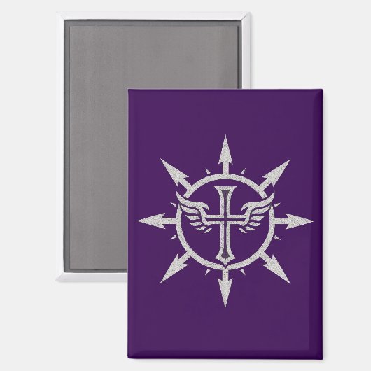 "Cross and Wings Emblem" Magnet (Voorkant / Achterkant)