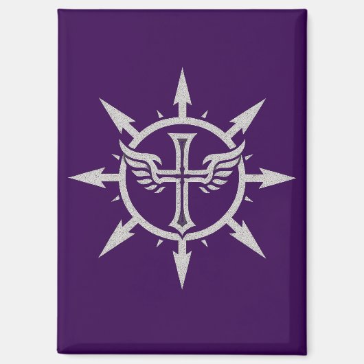 "Cross and Wings Emblem" Magnet (Voorkant)