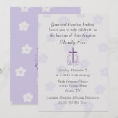  Cross Baptism Uitnodiging (Voorkant / Achterkant)