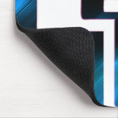 Cross black dark blue muismat (Hoek)