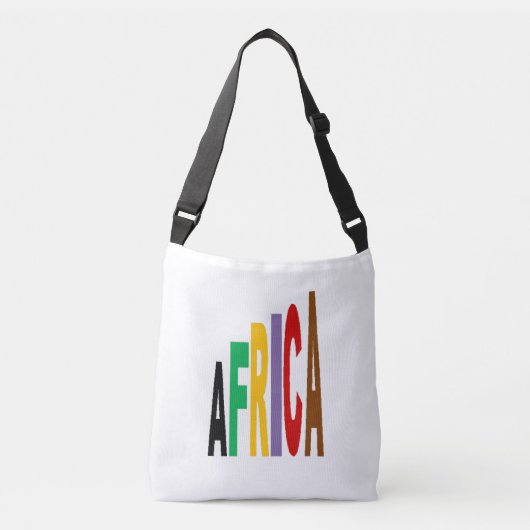 Cross Body Bag Medium DESIGN AFRIKA Crossbody Tas (Voorkant)