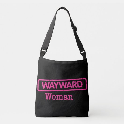 Cross Body Bag met Roze Wayward Logo Crossbody Tas (Voorkant)