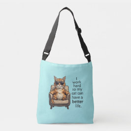 Cross Body Cat Theme Cat Boss Tas