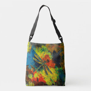 Cross Body Dragonfly Abstracte kunsttas Crossbody Tas