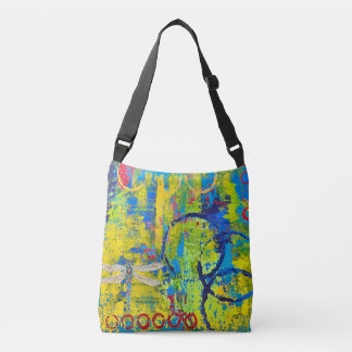 Cross Body Dragonfly Abstracte kunsttas Crossbody Tas