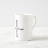 Cross Bone China-Mok Porselein Kop (Voorkant rechts)