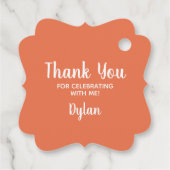 Cross | Briljessaptisme Christening Bedankjes Labels (Achterkant)