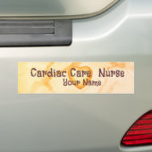Cross Caduceus Cardiac Care Nurse Bumpersticker (Op auto)