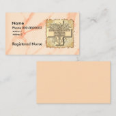 Cross Caduceus ER Verpleegkundige Visitekaartje (Voorkant / Achterkant)